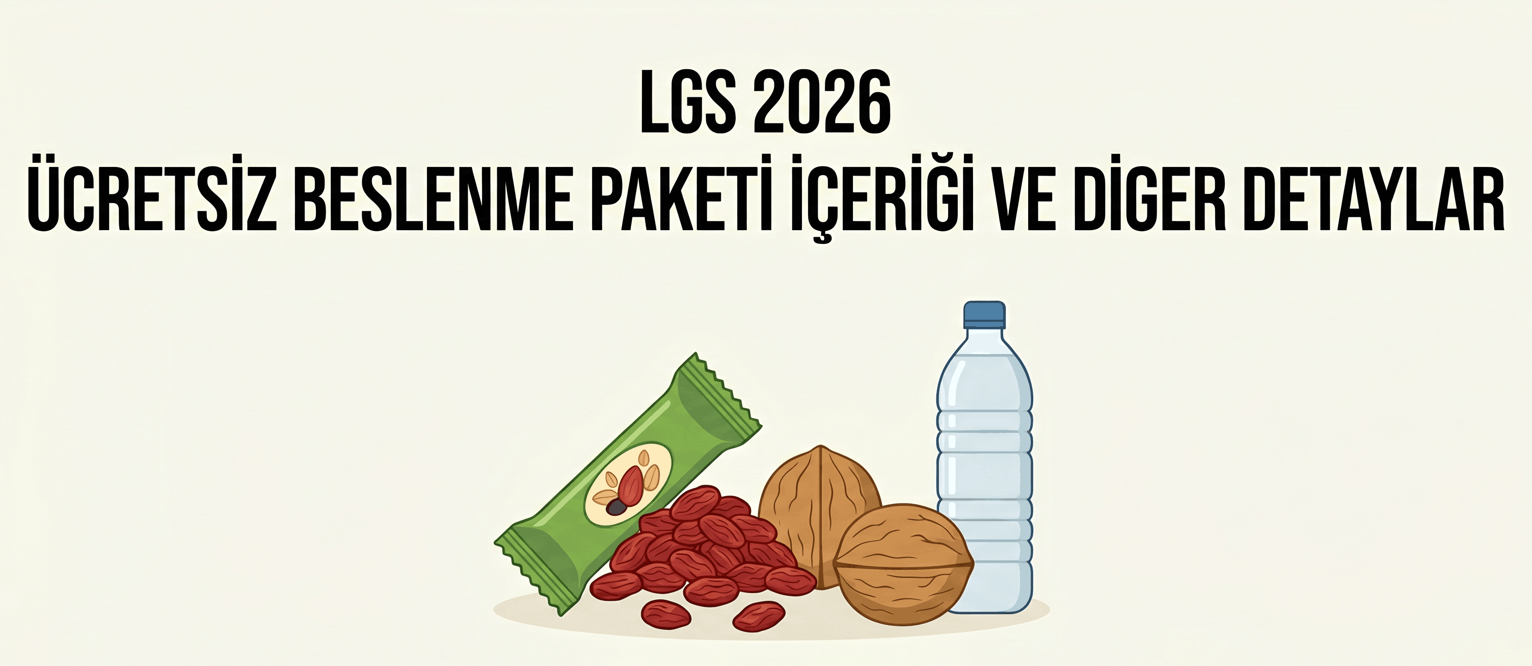 2026 LGS Ücretsiz Beslenme Paketi Dağıtılacak! İşte Paket İçeriği ve Diğer Detaylar